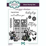 Creative Expressions Designer Boutique Walk On In 6 in x 4 in Clear Stamp Set