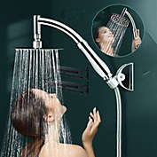 Kitcheniva Stainless Steel 8 Inch Shower Head Large 144 Holes with Extension Arm