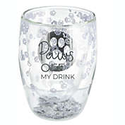 Paws Off 10oz Double Walled Stemless Acrylic Glass