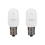 Xtricity - Set of 2 LED Bulbs for Night Light, 1W, Candelabra Base, 4100K Cool White