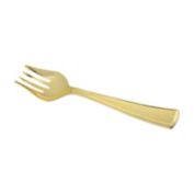 Smarty Had A Party Gold Disposable Plastic Serving Forks (60 Serving Forks)