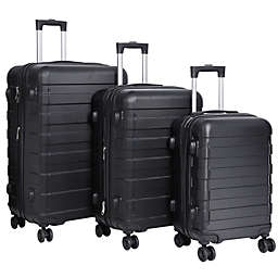 Segawe 3-Piece Set Carry on Luggage Travel Suitcase