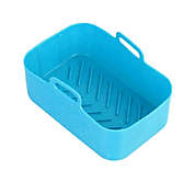 Stock Preferred Air Fryer Baking Silicone Pan in Blue 7.67*5*2.75 Inches