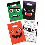 Spooky Central Halloween Party Favor Goody Bags for Treats, Candy (6.5 x 9.25 in, 120 Pack)