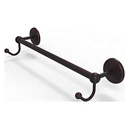 Allied Brass Prestige Monte Carlo Collection 30 Inch Towel Bar with Integrated Hooks