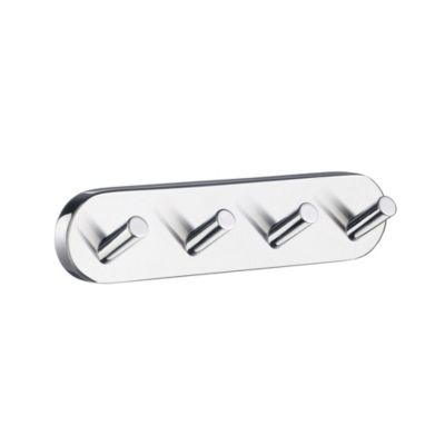 Smedbo Home 7" Quadruple Hook Polished Chrome