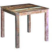 vidaXL vidaXL Dining Table Solid Reclaimed Wood 31.5x32.3x30
