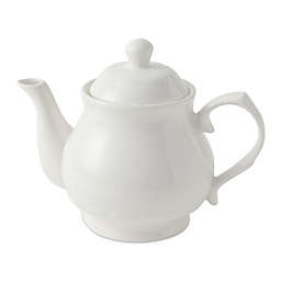 Juvale 27 oz White Porcelain Teapot,Tea Pot, Decorative China Tea Pot for 3-4 Cups (800 ml)