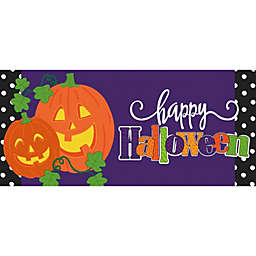 Evergreen Halloween Jack-O-Lanterns Sassafras Indoor Outdoor Switch Doormat 1'10