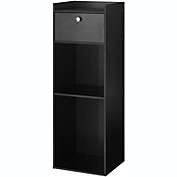 DormCo Yak About It Extra Tall Bookcase Table - Black