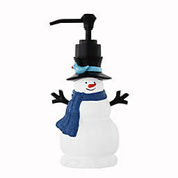 SKL Home Saturday Knight Ltd Winter Friends Lotion/Soap Dispenser - 7.43x2.85x4.03, Blue
