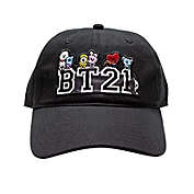 BT21 Line Friends Baseball Hat - Tata, Van, Chimmy, Cooky, Shooky and RJ Logo Curved Brim, Adjustable Cap, Kenny, One