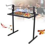 Infinity Merch Rotisserie Spit Roaster Pig Lamb Black