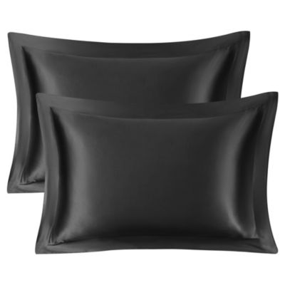 Summer Silk Satin Soft Pillow Cases Comfortable Solid Silky Smooth Protector 