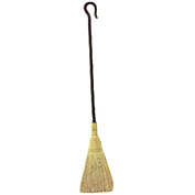 39&#39;&#39; Black Wrought Iron Broom - BROOM-2 by Dagan