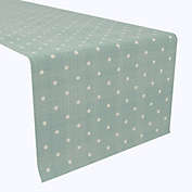 Fabric Textile Products, Inc. Table Runner, 100% Polyester, 14x108", Textured Dots