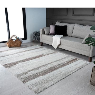 Luxe Weavers Abstract Stripe Area Rug