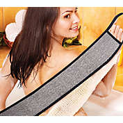 Invigorate Dual Sided Back Scrubber for Shower Exfoliating Wash Cloth With Handles