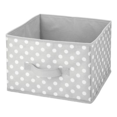Gray 8 Pack mDesign Fabric Modular Closet Organizer Box for Cube Units 