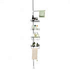 Alternate image 0 for Costway 4-Tier Tension Shower Corner Caddy with 304 Stainless Steel