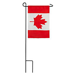 Evergreen Canada Garden Suede Flag