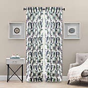 Ellis Curtain Tropic Crushed Taffeta Rod Pocket Tailored Panel - 48x84", Green