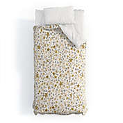Deny Designs Ninola Design Winter stars holiday gold Comforter