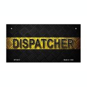 Smart Blonde Dispatcher Cross Diamond Novelty Bicycle License Plate BP-9415