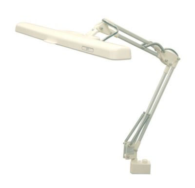 Sunpentown T-5 Fluorescent Clamp-On Task Lamp with Flexible Arm and Head