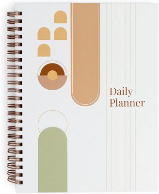 Rileys To Do List Spiral Notebook, Undated Daily Planner - 8 x 6 - Inches, Task Checklist Planner Time Management, Notebook The Perfect Journal And Undated Office Supplies Notepad For Women