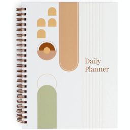 Rileys To Do List Spiral Notebook, Undated Daily Planner - 8 x 6 - Inches, Task Checklist Planner Time Management, Notebook The Perfect Journal And Undated Office Supplies Notepad For Women