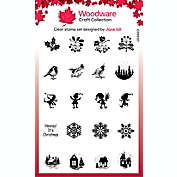 Woodware Craft Collection Woodware Clear Singles Big Bubble  Medium Topper 4 in x 6 in Stamp
