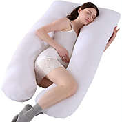 Kitcheniva Pregnancy Pillow(2 Sides)-U Shaped Maternity Body Pillow, White