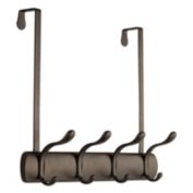 mDesign Over Door Hanging Storage Organizer Rack