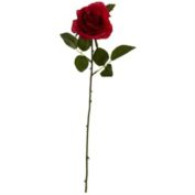 Nearly Natural 18" Rose Artificial Flower (Set of 24) - Red