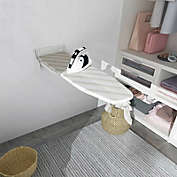 Stock Preferred Wall-Mounted Ironing Board W/ Cover in White