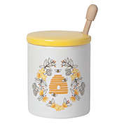 Bee Honey Pot with Wooden Dipper by English Tea Store