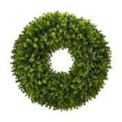 Nearly Natural Home Decorative Nearly Natural 25" Eucalyptus Artificial Wreath