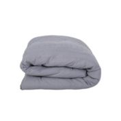 Contemporary Home Living 90" x 92" Gray Ornate Motif Queen Size Duvet Cover
