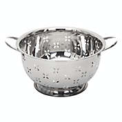 Lindy&#39;s 5 Qt Home Stainless Steel Colander with Handles for Straining, Steaming, Draining and Rinsing