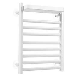 Slickblue 110W Electric Heated Towel Rack with Top Tray for Bathroom and Kitchen