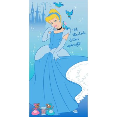 Disney Cinderella "Back Before Midnight" Beach Towel - 27 in. x 54 in.