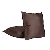 Infinity Merch 8"x18" Espresso Pack of 2 Square Decorative Pillow