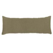 100% French Linen Lumbar Sham - 16" x 44" - Moss   BOKSER HOME