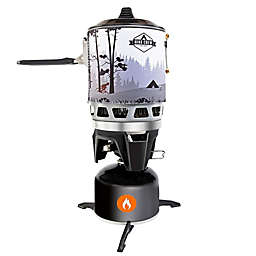 Portable Gas Powered Stove top & Cooking System, Compact Camping Cooktop with 1L Pot, Silicone Lid, Folding Handle & Carry Bag, Perfect for Camping, Hiking, Backpacking, Survival & Emergency