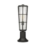 Z-Lite 1 Light Outdoor Pier Mounted Fixture - Clear Seedy