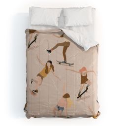 Deny Designs Nika CALIFORNIA SKATEBOARD GIRLS Comforter