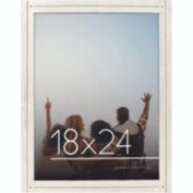 Americanflat 18x24 Rustic Poster Frame, Aspen White