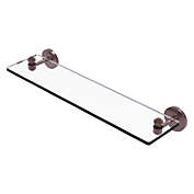 Allied Brass South Beach Collection 22 Inch Glass Vanity Shelf with Beveled Edges