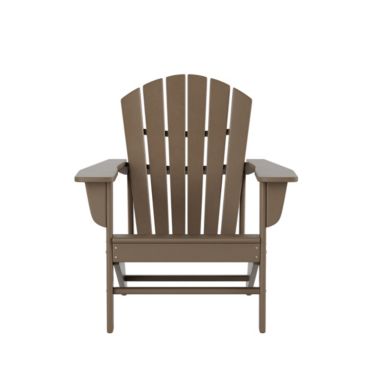 WestinTrends Outdoor Adirondack Chair, Weathered Wood. View a larger version of this product image.